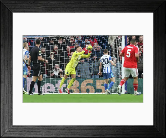 Framed Print : Brighton and Hove Albion v Nottingham Forest Premier League 01MAR26 Framed Print : Brighton and Hove Albion v Nottingham Forest Premier League 01MAR26