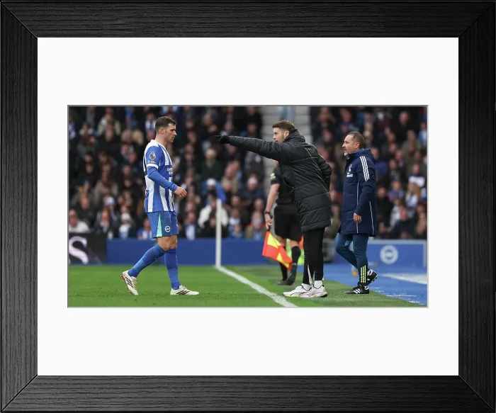 Framed Print : Brighton and Hove Albion v Nottingham Forest Premier League 01MAR26 Framed Print : Brighton and Hove Albion v Nottingham Forest Premier League 01MAR26