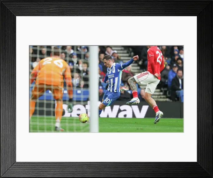 Framed Print : Brighton and Hove Albion v Nottingham Forest Premier League 01MAR26 Framed Print : Brighton and Hove Albion v Nottingham Forest Premier League 01MAR26