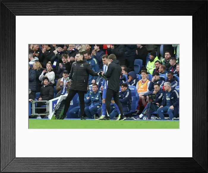 Framed Print : Brighton and Hove Albion v Nottingham Forest Premier League 01MAR26 Framed Print : Brighton and Hove Albion v Nottingham Forest Premier League 01MAR26