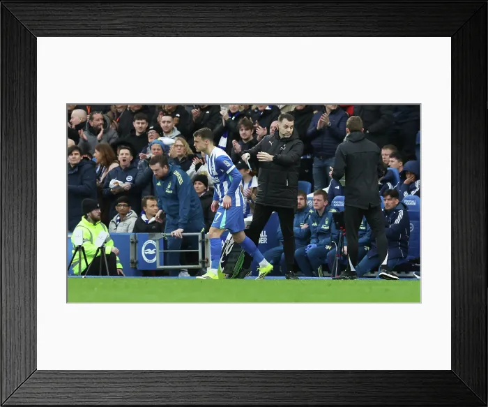 Framed Print : Brighton and Hove Albion v Nottingham Forest Premier League 01MAR26 Framed Print : Brighton and Hove Albion v Nottingham Forest Premier League 01MAR26