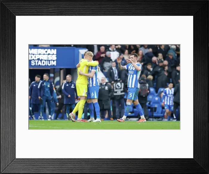 Framed Print : Brighton and Hove Albion v Nottingham Forest Premier League 01MAR26 Framed Print : Brighton and Hove Albion v Nottingham Forest Premier League 01MAR26