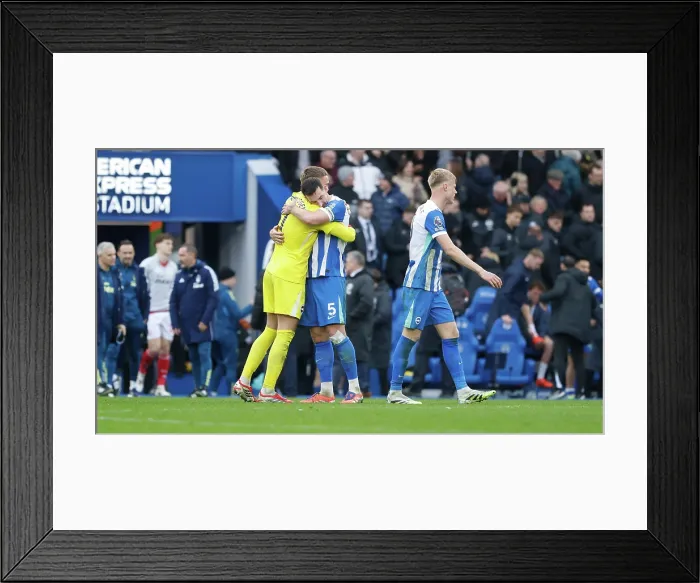 Framed Print : Brighton and Hove Albion v Nottingham Forest Premier League 01MAR26 Framed Print : Brighton and Hove Albion v Nottingham Forest Premier League 01MAR26