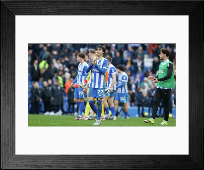 Framed Print : Brighton and Hove Albion v Nottingham Forest Premier League 01MAR26 Framed Print : Brighton and Hove Albion v Nottingham Forest Premier League 01MAR26