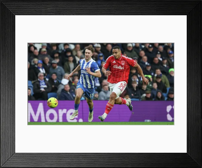Framed Print : Brighton and Hove Albion v Nottingham Forest Premier League 01MAR26 Framed Print : Brighton and Hove Albion v Nottingham Forest Premier League 01MAR26