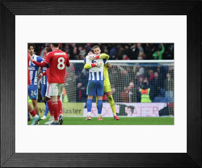Framed Print : Brighton and Hove Albion v Nottingham Forest Premier League 01MAR26 Framed Print : Brighton and Hove Albion v Nottingham Forest Premier League 01MAR26