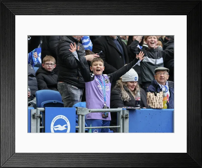 Framed Print : Brighton and Hove Albion v Nottingham Forest Premier League 01MAR26 Framed Print : Brighton and Hove Albion v Nottingham Forest Premier League 01MAR26
