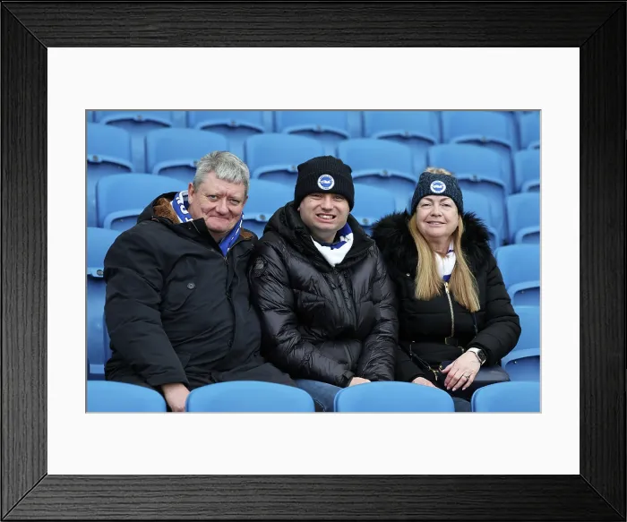 Framed Print : Brighton and Hove Albion v Nottingham Forest Premier League 01MAR26