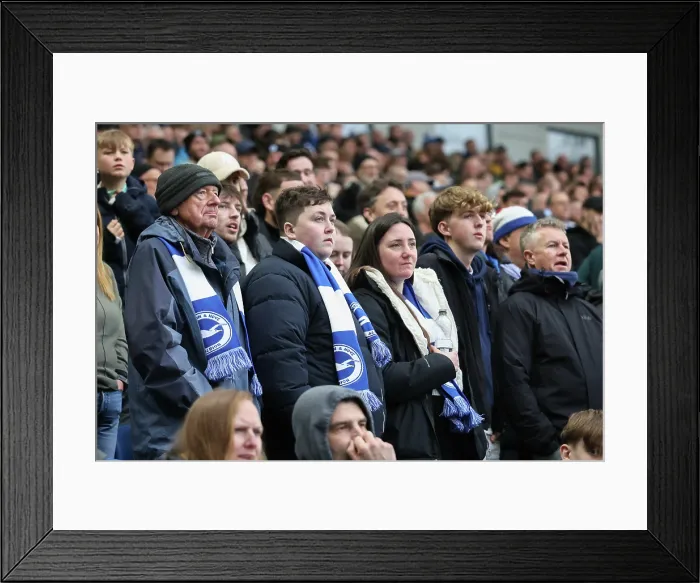 Framed Print : Brighton and Hove Albion v Nottingham Forest Premier League 01MAR26 Framed Print : Brighton and Hove Albion v Nottingham Forest Premier League 01MAR26