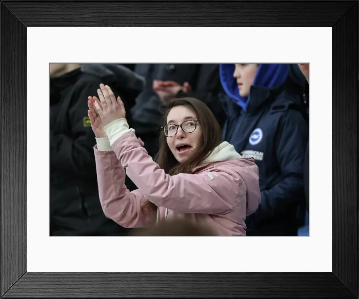 Framed Print : Brighton and Hove Albion v Nottingham Forest Premier League 01MAR26