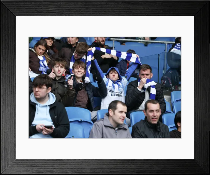 Framed Print : Brighton and Hove Albion v Nottingham Forest Premier League 01MAR26 Framed Print : Brighton and Hove Albion v Nottingham Forest Premier League 01MAR26