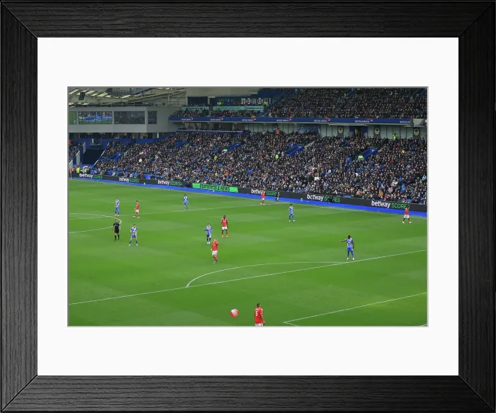 Framed Print : Brighton and Hove Albion v Nottingham Forest Premier League 01MAR26 Framed Print : Brighton and Hove Albion v Nottingham Forest Premier League 01MAR26