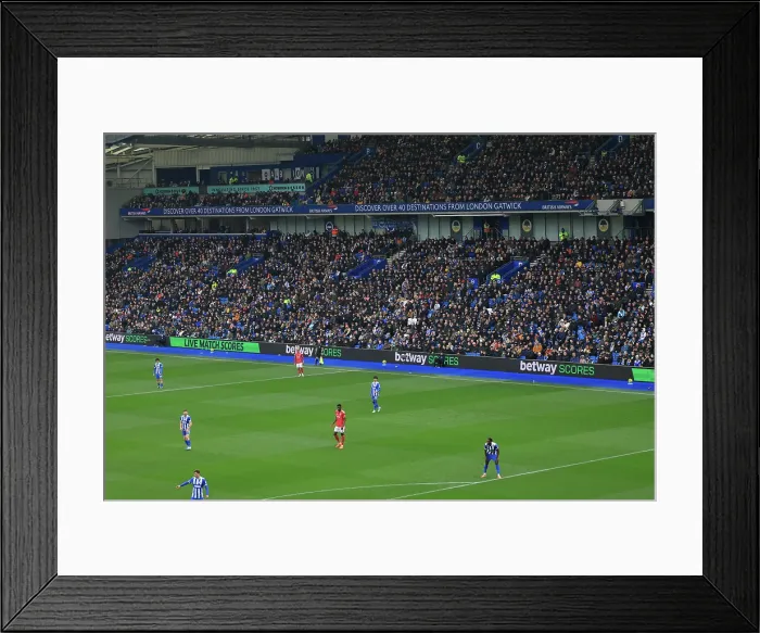 Framed Print : Brighton and Hove Albion v Nottingham Forest Premier League 01MAR26 Framed Print : Brighton and Hove Albion v Nottingham Forest Premier League 01MAR26