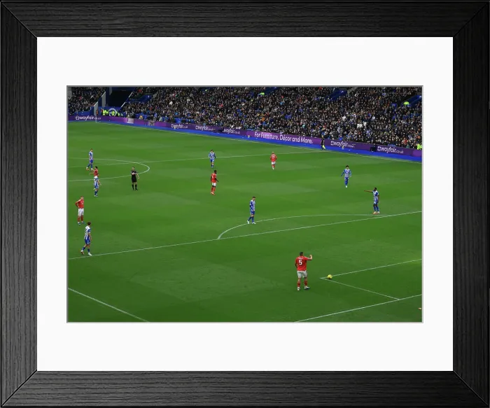 Framed Print : Brighton and Hove Albion v Nottingham Forest Premier League 01MAR26 Framed Print : Brighton and Hove Albion v Nottingham Forest Premier League 01MAR26