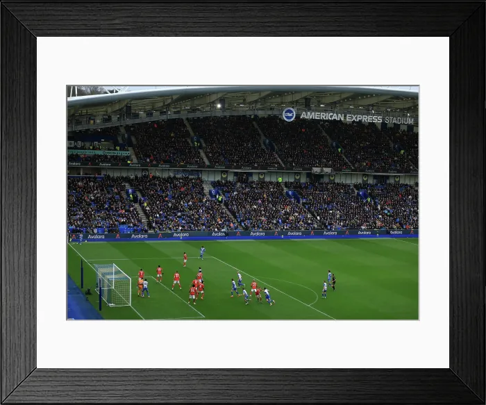 Framed Print : Brighton and Hove Albion v Nottingham Forest Premier League 01MAR26 Framed Print : Brighton and Hove Albion v Nottingham Forest Premier League 01MAR26