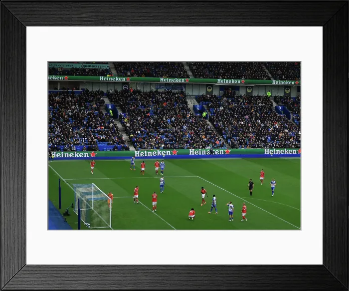 Framed Print : Brighton and Hove Albion v Nottingham Forest Premier League 01MAR26 Framed Print : Brighton and Hove Albion v Nottingham Forest Premier League 01MAR26