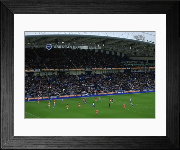 Framed Print : Brighton and Hove Albion v Nottingham Forest Premier League 01MAR26 Framed Print : Brighton and Hove Albion v Nottingham Forest Premier League 01MAR26