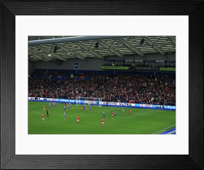 Framed Print : Brighton and Hove Albion v Nottingham Forest Premier League 01MAR26 Framed Print : Brighton and Hove Albion v Nottingham Forest Premier League 01MAR26