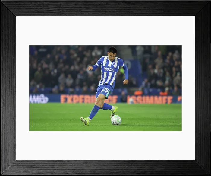 Framed Print : Brighton and Hove Albion v Arsenal Premier League 04MAR26 Framed Print : Brighton and Hove Albion v Arsenal Premier League 04MAR26