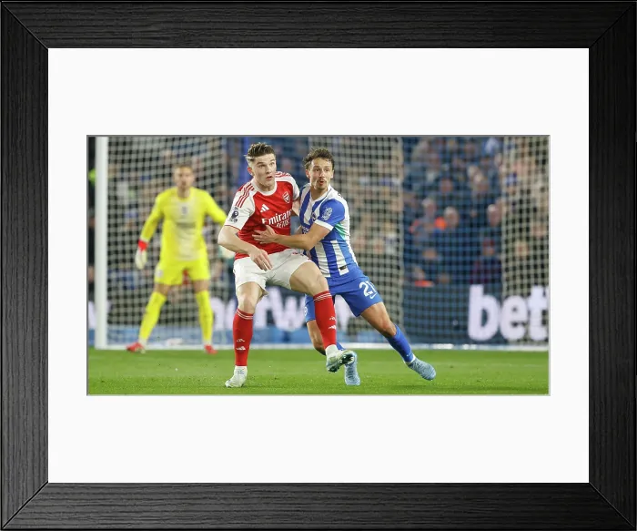 Framed Print : Brighton and Hove Albion v Arsenal Premier League 04MAR26