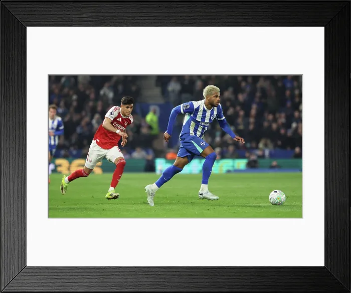 Framed Print : Brighton and Hove Albion v Arsenal Premier League 04MAR26 Framed Print : Brighton and Hove Albion v Arsenal Premier League 04MAR26