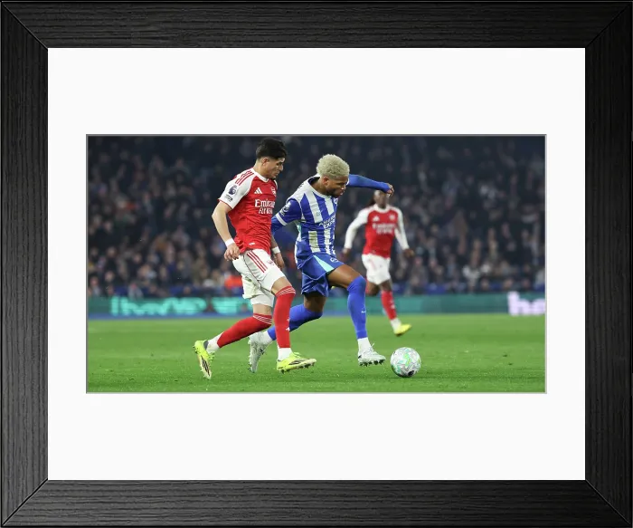 Framed Print : Brighton and Hove Albion v Arsenal Premier League 04MAR26 Framed Print : Brighton and Hove Albion v Arsenal Premier League 04MAR26