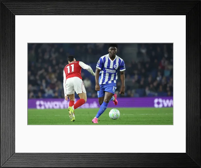 Framed Print : Brighton and Hove Albion v Arsenal Premier League 04MAR26 Framed Print : Brighton and Hove Albion v Arsenal Premier League 04MAR26