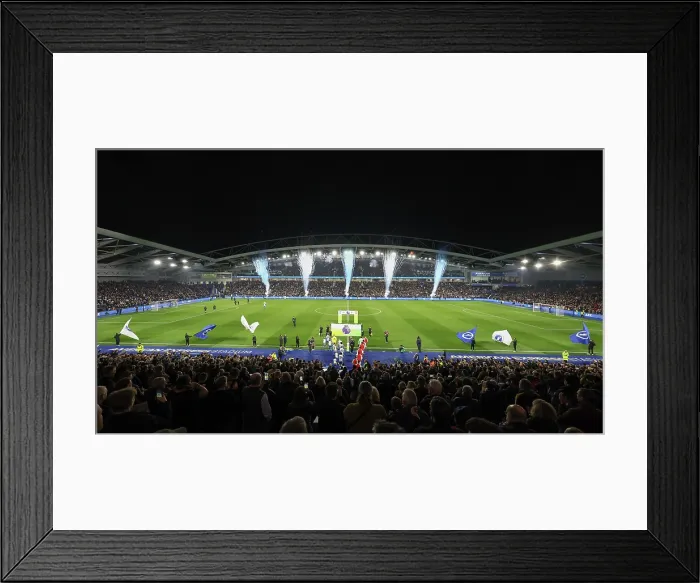Framed Print : Brighton and Hove Albion v Arsenal Premier League 04MAR26 Framed Print : Brighton and Hove Albion v Arsenal Premier League 04MAR26