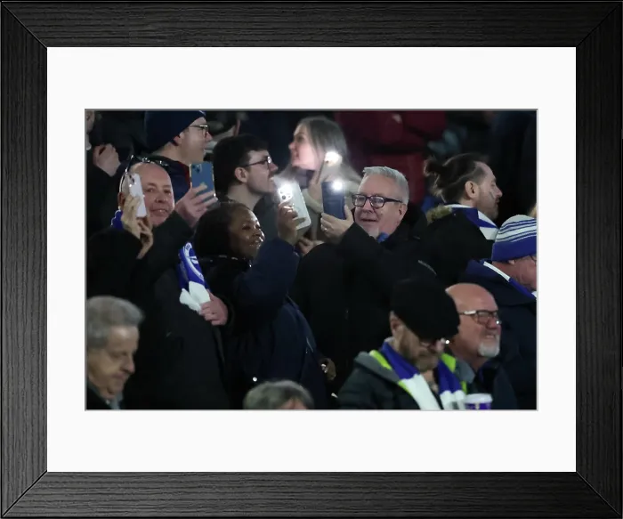 Framed Print : Brighton and Hove Albion v Arsenal Premier League 04MAR26 Framed Print : Brighton and Hove Albion v Arsenal Premier League 04MAR26