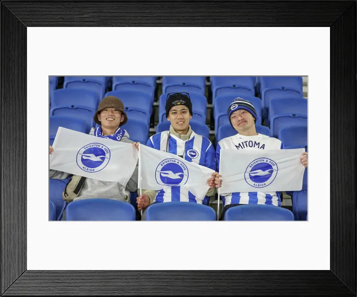 Framed Print : Brighton and Hove Albion v Arsenal Premier League 04MAR26 Framed Print : Brighton and Hove Albion v Arsenal Premier League 04MAR26