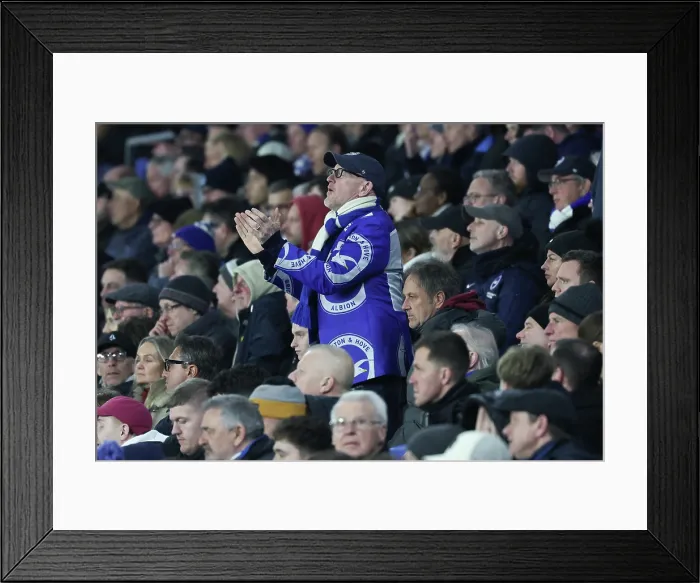 Framed Print : Brighton and Hove Albion v Arsenal Premier League 04MAR26 Framed Print : Brighton and Hove Albion v Arsenal Premier League 04MAR26