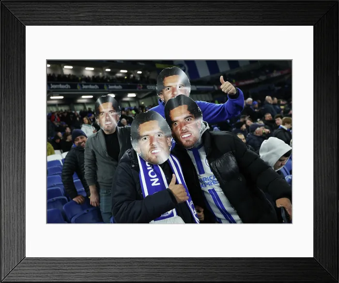 Framed Print : Brighton and Hove Albion v Arsenal Premier League 04MAR26 Framed Print : Brighton and Hove Albion v Arsenal Premier League 04MAR26
