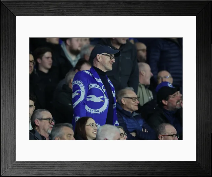 Framed Print : Brighton and Hove Albion v Arsenal Premier League 04MAR26 Framed Print : Brighton and Hove Albion v Arsenal Premier League 04MAR26