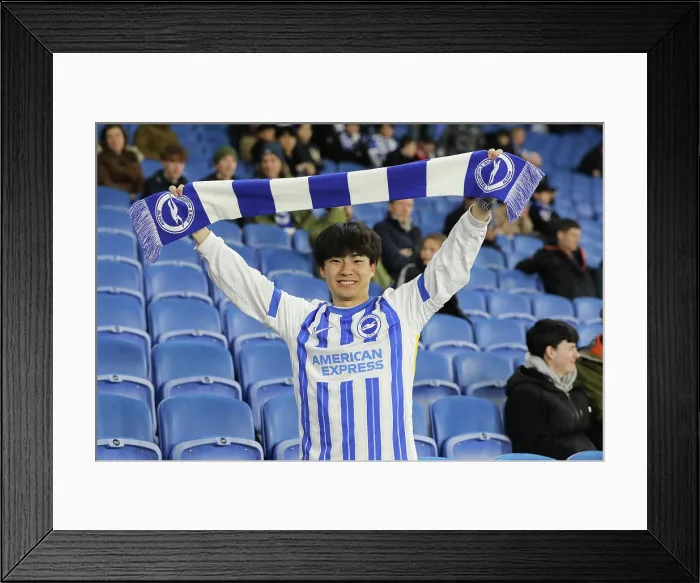 Framed Print : Brighton and Hove Albion v Arsenal Premier League 04MAR26