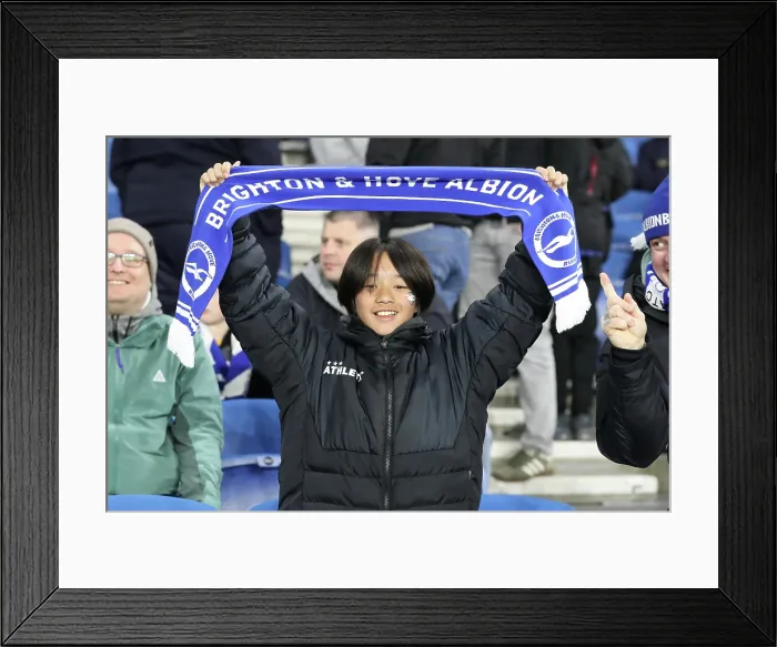 Framed Print : Brighton and Hove Albion v Arsenal Premier League 04MAR26 Framed Print : Brighton and Hove Albion v Arsenal Premier League 04MAR26