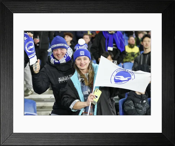Framed Print : Brighton and Hove Albion v Arsenal Premier League 04MAR26 Framed Print : Brighton and Hove Albion v Arsenal Premier League 04MAR26