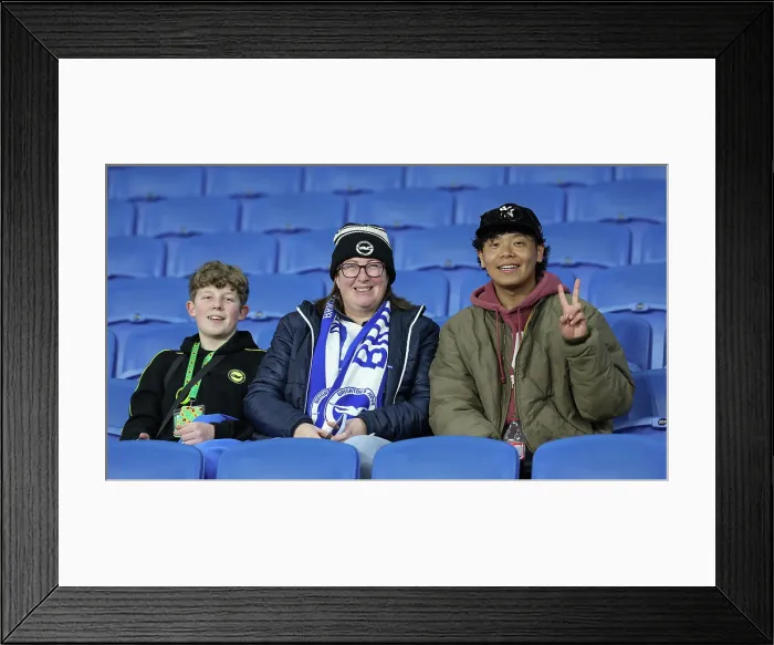 Framed Print : Brighton and Hove Albion v Arsenal Premier League 04MAR26 Framed Print : Brighton and Hove Albion v Arsenal Premier League 04MAR26