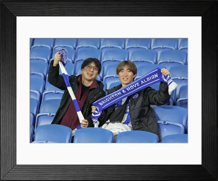 Framed Print : Brighton and Hove Albion v Arsenal Premier League 04MAR26 Framed Print : Brighton and Hove Albion v Arsenal Premier League 04MAR26