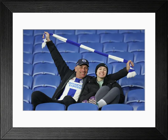 Framed Print : Brighton and Hove Albion v Arsenal Premier League 04MAR26 Framed Print : Brighton and Hove Albion v Arsenal Premier League 04MAR26