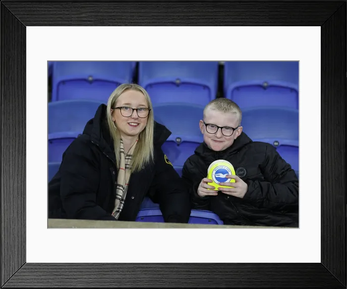 Framed Print : Brighton and Hove Albion v Arsenal Premier League 04MAR26