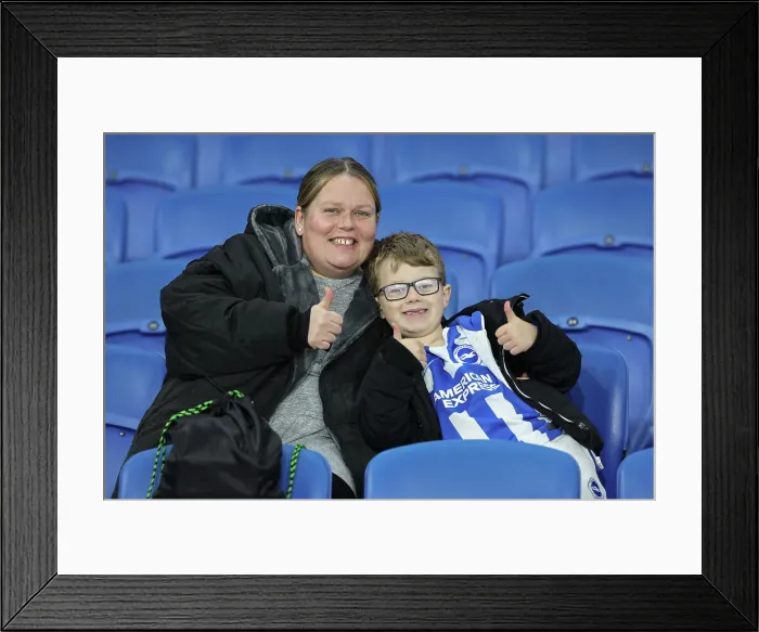 Framed Print : Brighton and Hove Albion v Arsenal Premier League 04MAR26