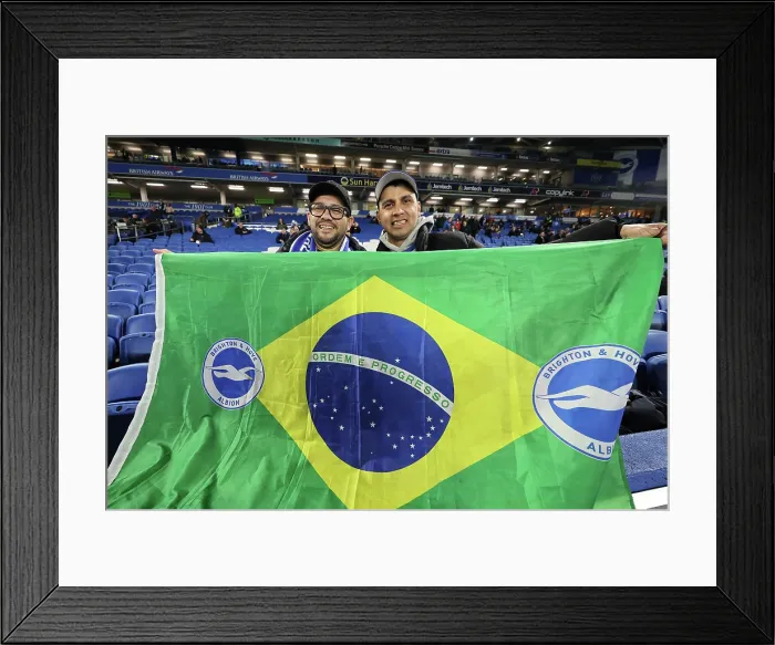 Framed Print : Brighton and Hove Albion v Arsenal Premier League 04MAR26