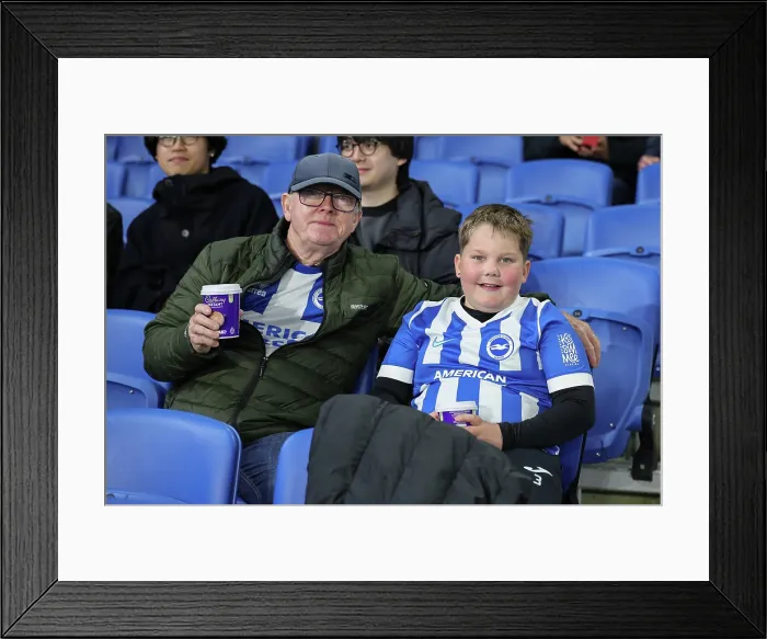 Framed Print : Brighton and Hove Albion v Arsenal Premier League 04MAR26 Framed Print : Brighton and Hove Albion v Arsenal Premier League 04MAR26