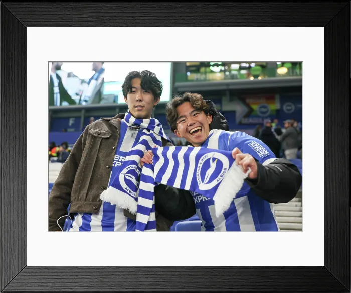 Framed Print : Brighton and Hove Albion v Arsenal Premier League 04MAR26 Framed Print : Brighton and Hove Albion v Arsenal Premier League 04MAR26