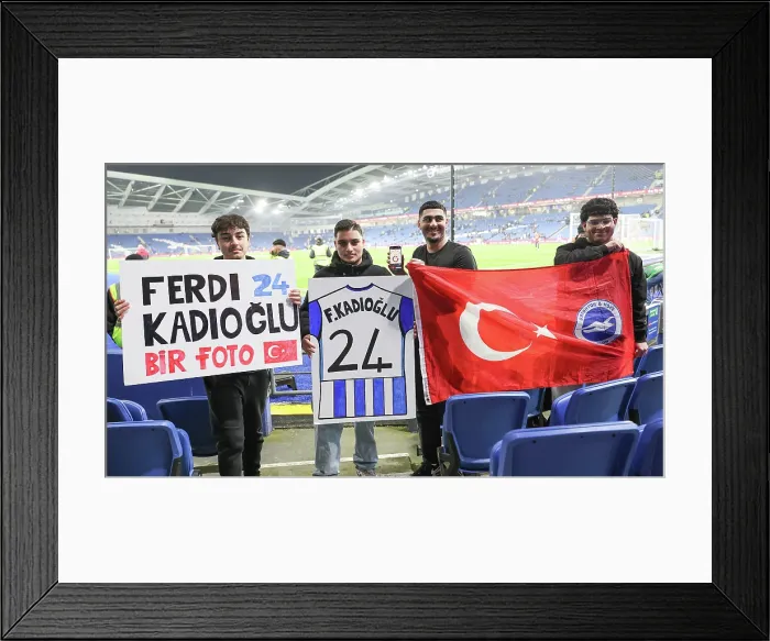 Framed Print : Brighton and Hove Albion v Arsenal Premier League 04MAR26 Framed Print : Brighton and Hove Albion v Arsenal Premier League 04MAR26