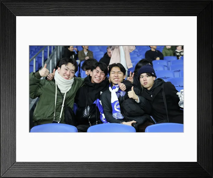 Framed Print : Brighton and Hove Albion v Arsenal Premier League 04MAR26 Framed Print : Brighton and Hove Albion v Arsenal Premier League 04MAR26