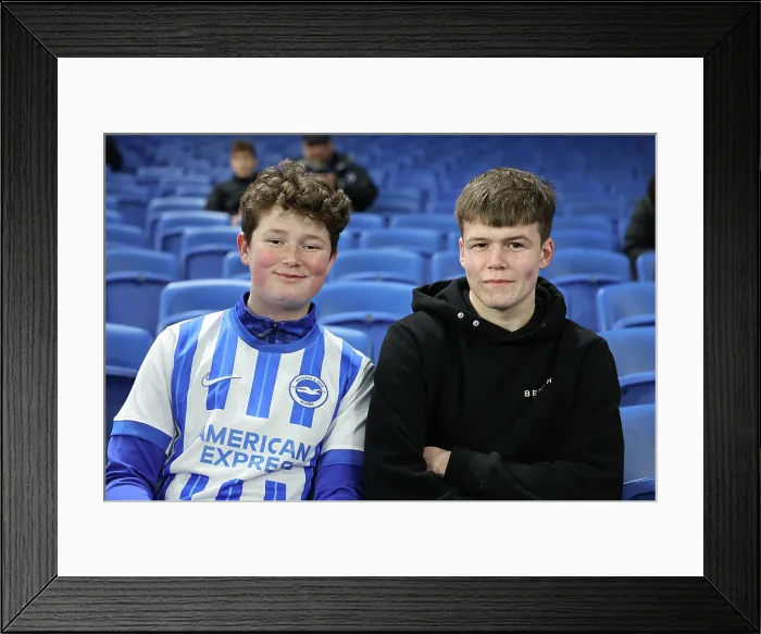 Framed Print : Brighton and Hove Albion v Arsenal Premier League 04MAR26