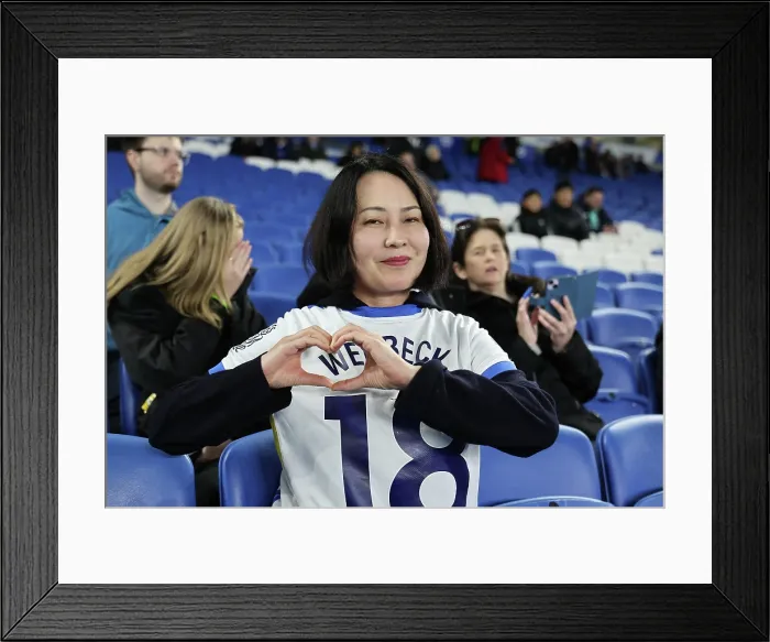 Framed Print : Brighton and Hove Albion v Arsenal Premier League 04MAR26