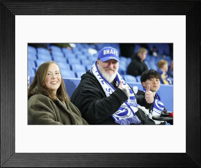 Framed Print : Brighton and Hove Albion v Arsenal Premier League 04MAR26 Framed Print : Brighton and Hove Albion v Arsenal Premier League 04MAR26