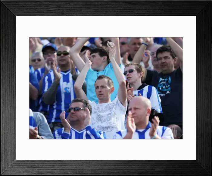 Framed Print : Brighton & Hove Albion: 2010-11 Home Games vs. Sheffield Wednesday Framed Print : Brighton & Hove Albion: 2010-11 Home Games vs. Sheffield Wednesday
